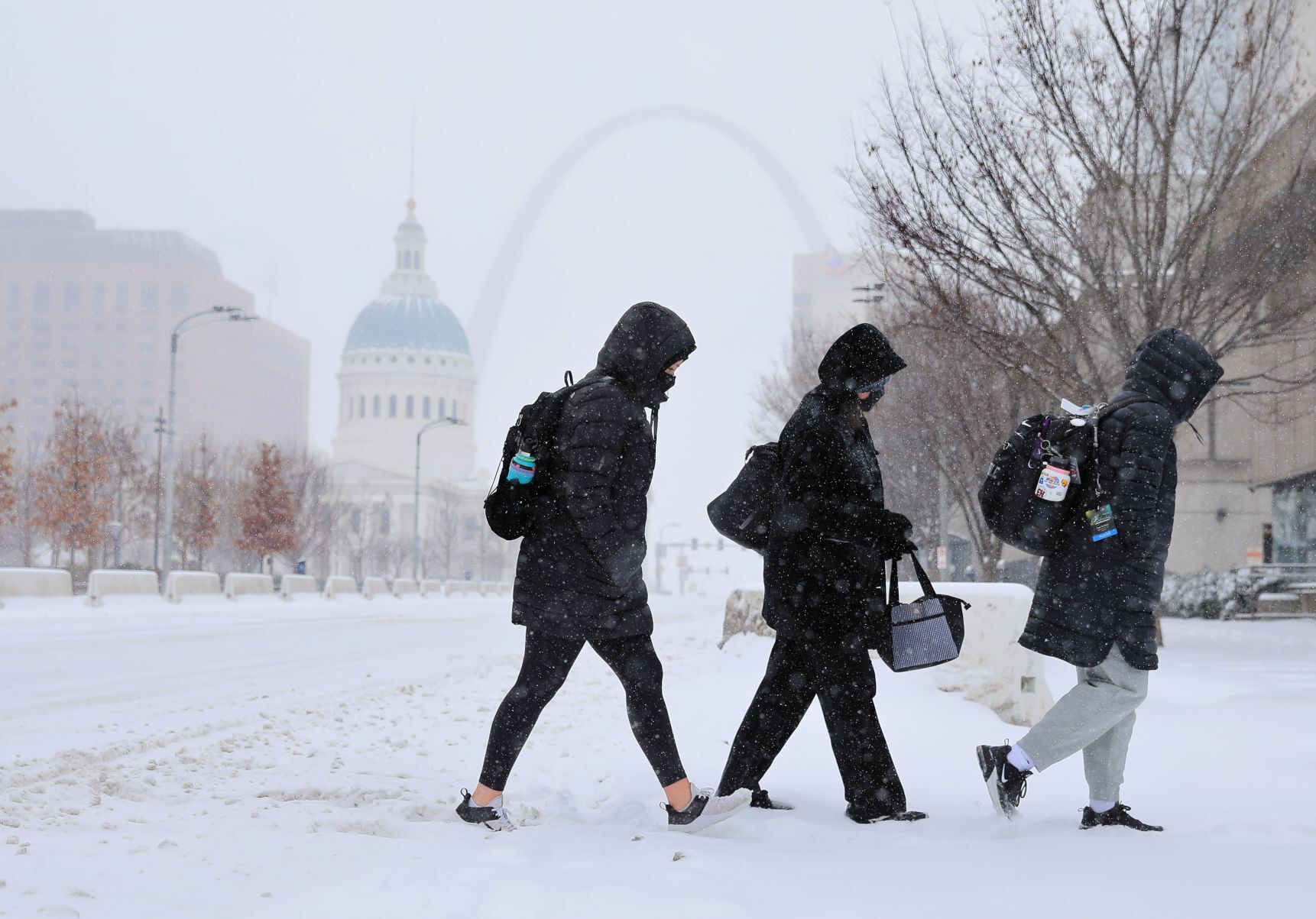 St. Louis snow storm and single digit cold snap